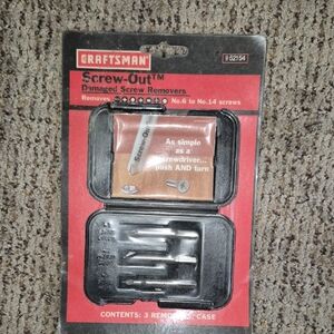 Craftman screw outset with case
